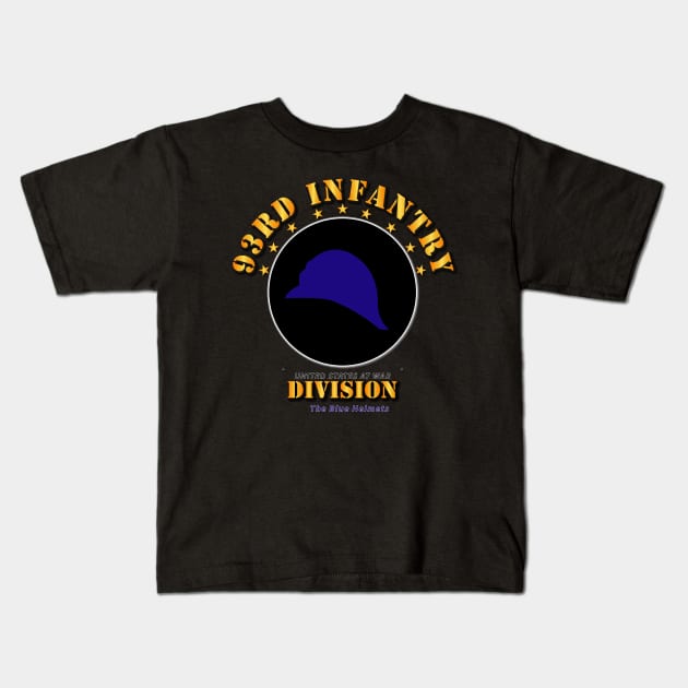 93rd Infantry Division - The Blue Helmets Kids T-Shirt by twix123844